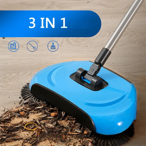 Sweep Drag All In One - Hand Push Type Stainless Steel Household Vacuum Cleaner