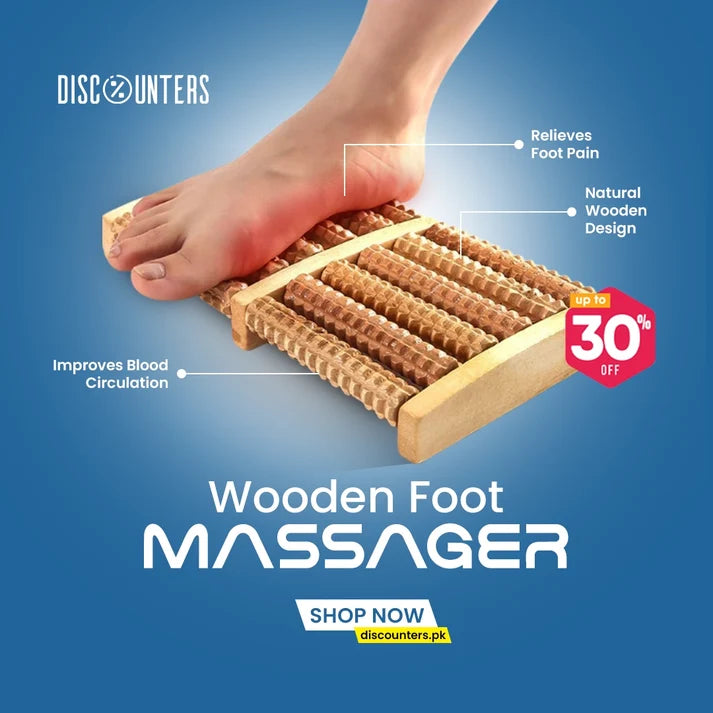 Wooden Foot Massager