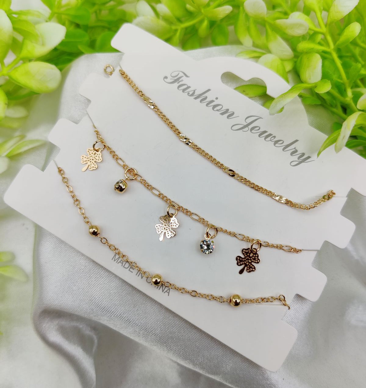 Imported Stunning Adjustable Charm Bracelet Set – Imported Elegance